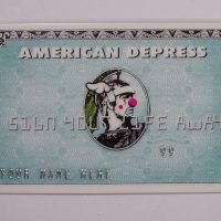 Dface American Depress Card