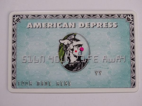 Dface American Depress Card