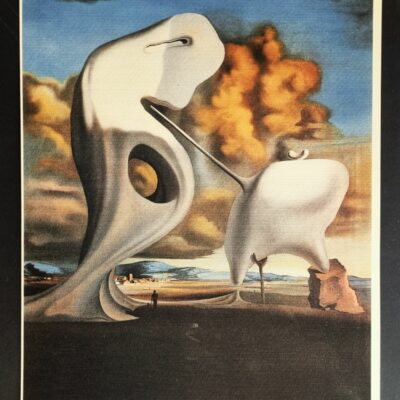 Salvador Dali Lithograph signed by hand, paper 300 gm
