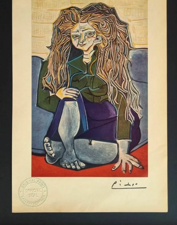PICASSO FRENCH PROOF PRINT- SIGNED
